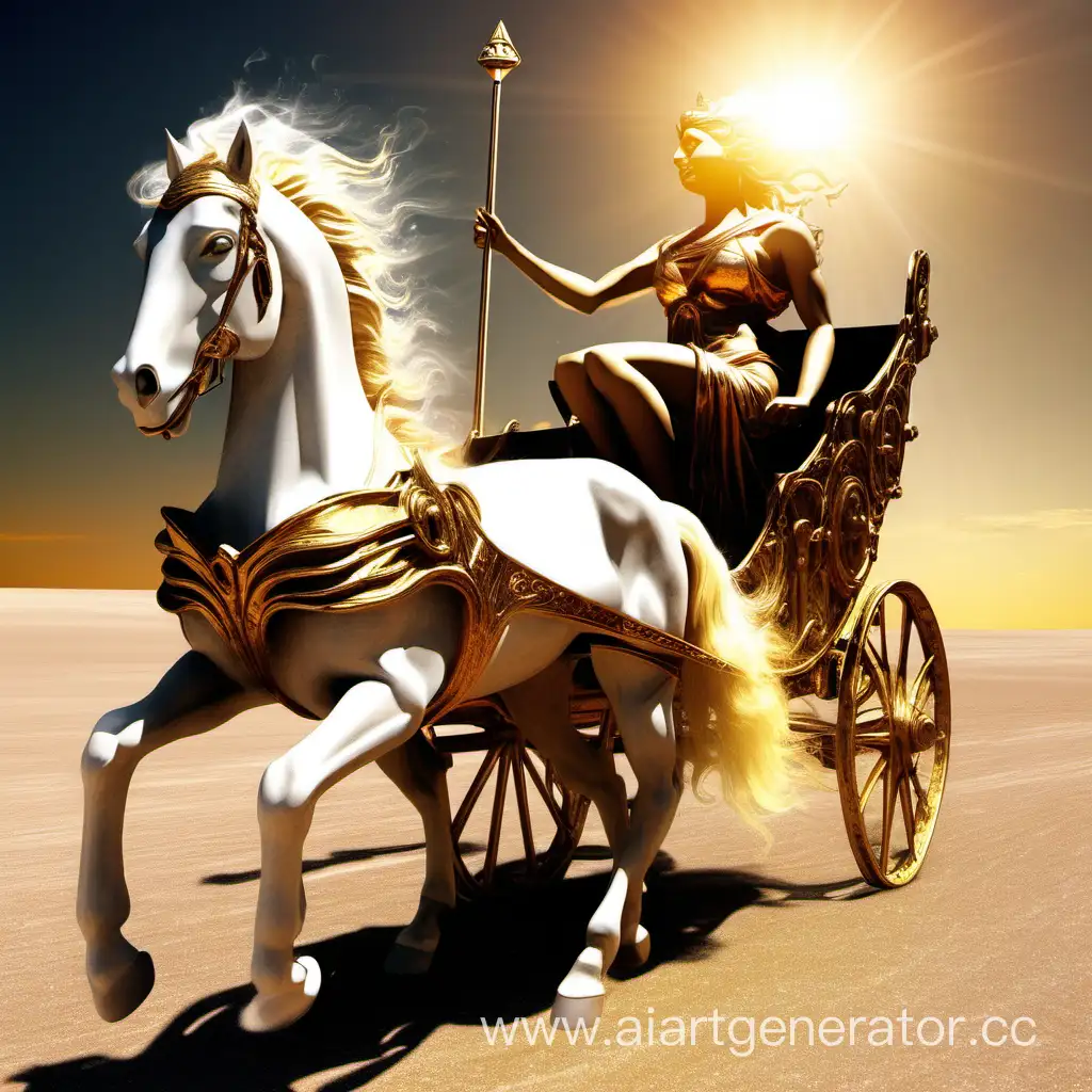 Majestic-Goddess-Riding-in-a-Chariot-Pulled-by-Two-Magnificent-Horses