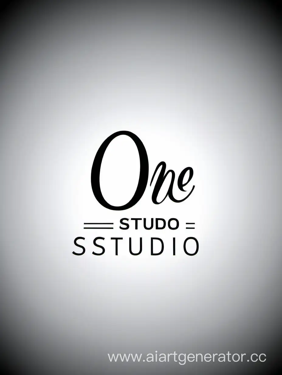 Elegant-Circular-Logo-Design-for-ONE-STUDIO-with-Distinctive-Typography