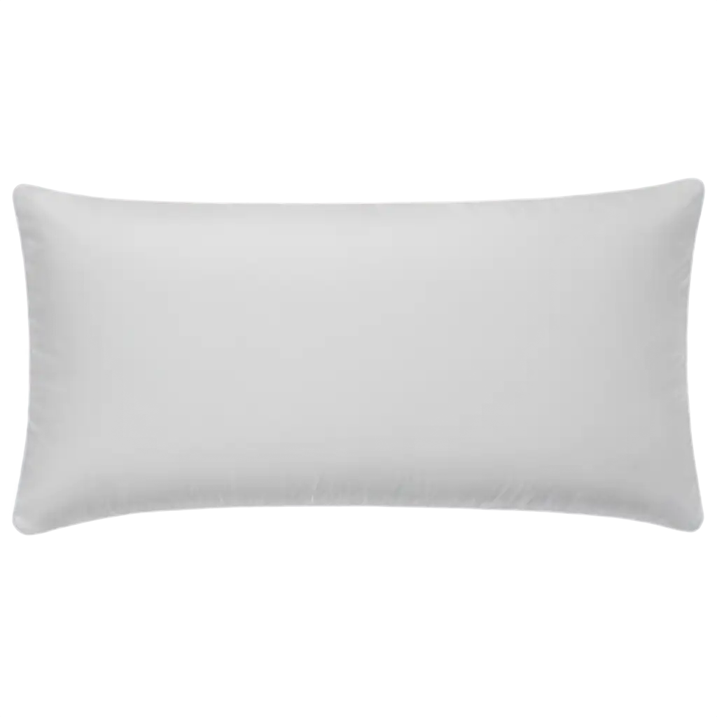 HighQuality-PNG-Image-of-a-White-Rectangular-Pillow-Without-Pillowcase-Enhancing-Visual-Appeal-and-Versatility