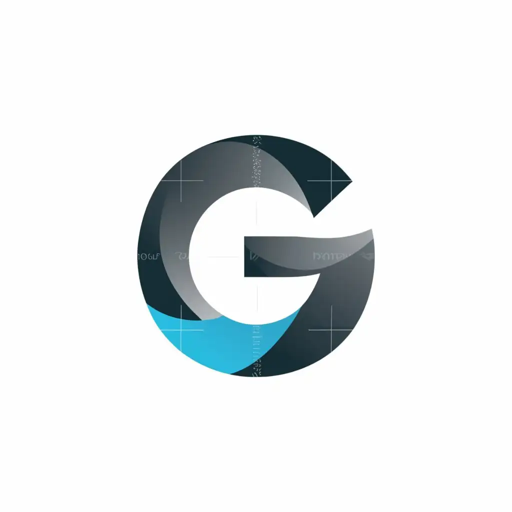a logo design,with the text "G", main symbol:Stylized G,Minimalistic,be used in Technology industry,clear background