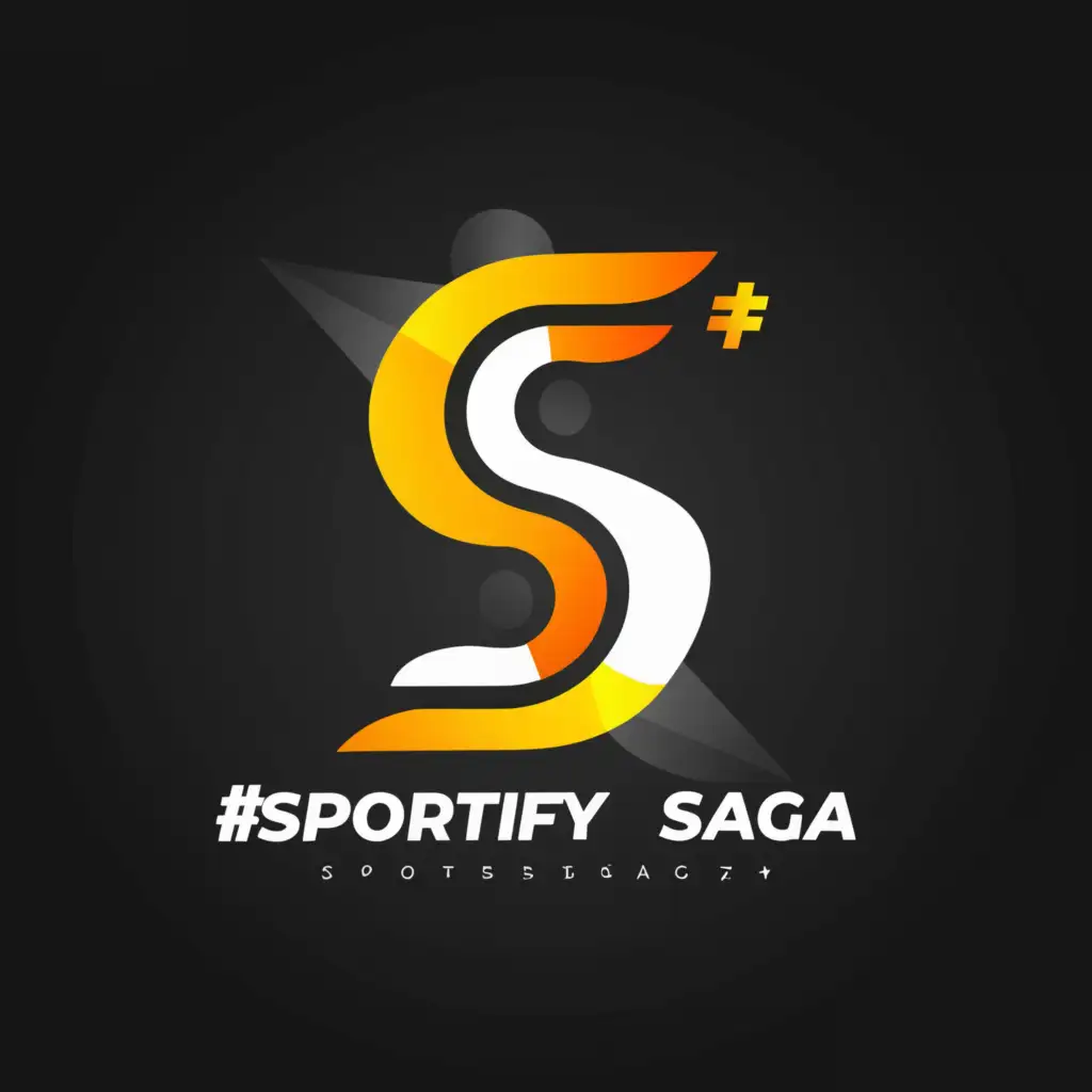 LOGO-Design-For-SportifySaga7-Dynamic-Text-with-Athletic-Symbol-for-Sports-Fitness-Brand