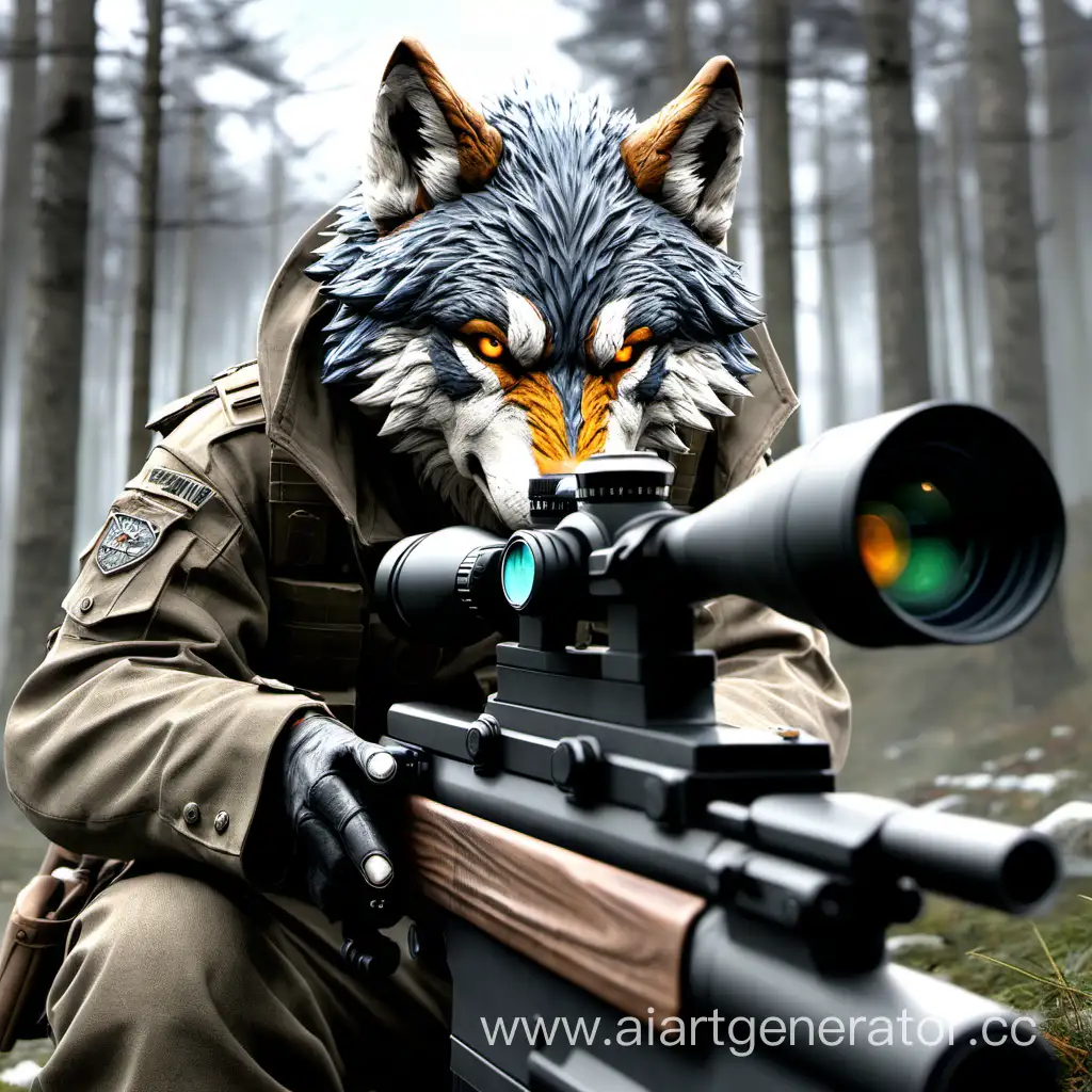 волк снайпер 