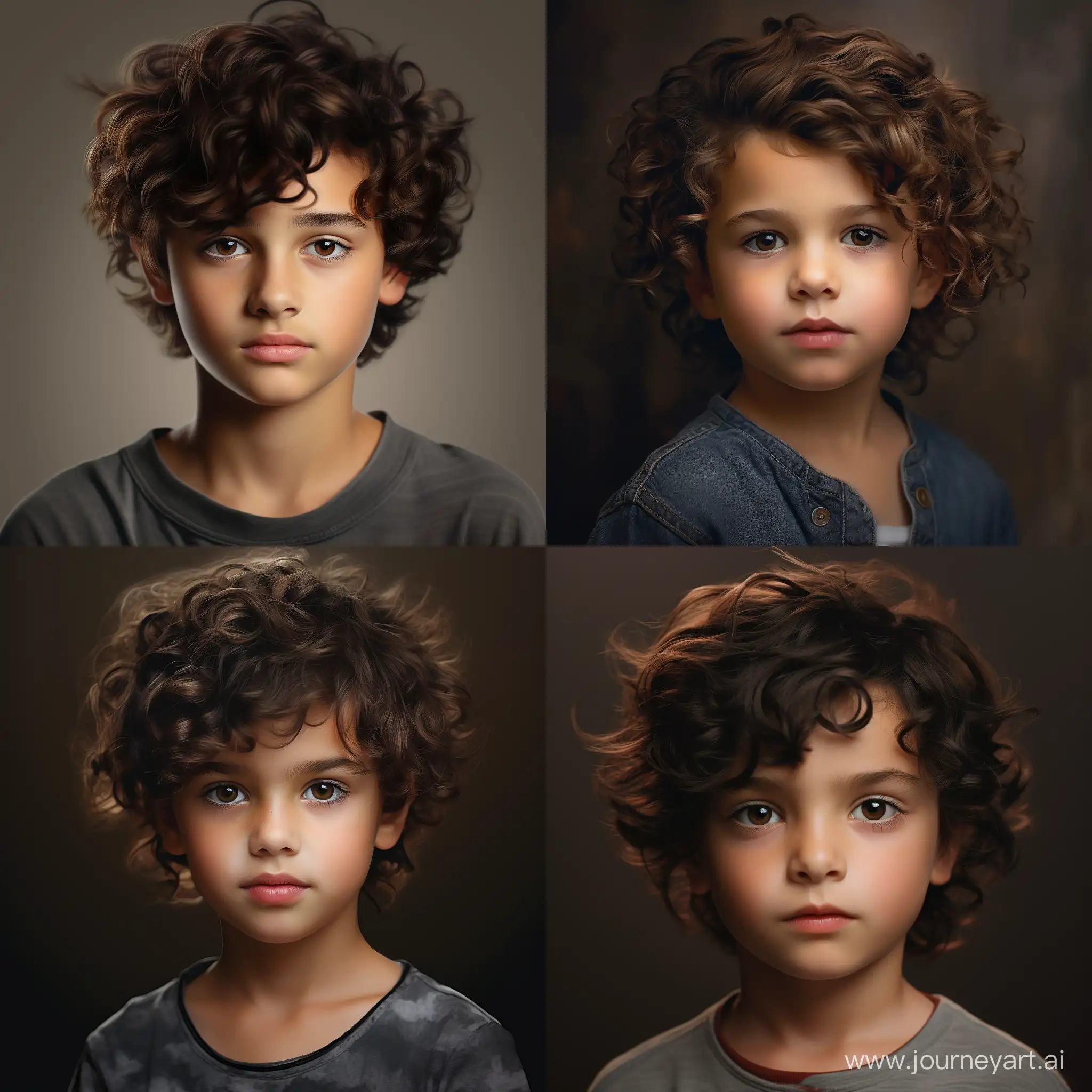 Realistic-Portrait-of-a-Boy-with-Curly-Dark-Hair