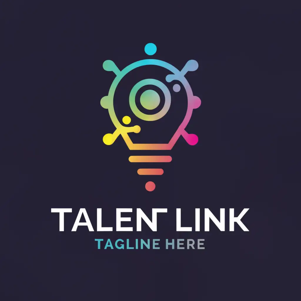 a logo design,with the text "Talent Link", main symbol:Creativity,Moderate,be used in Technology industry,clear background