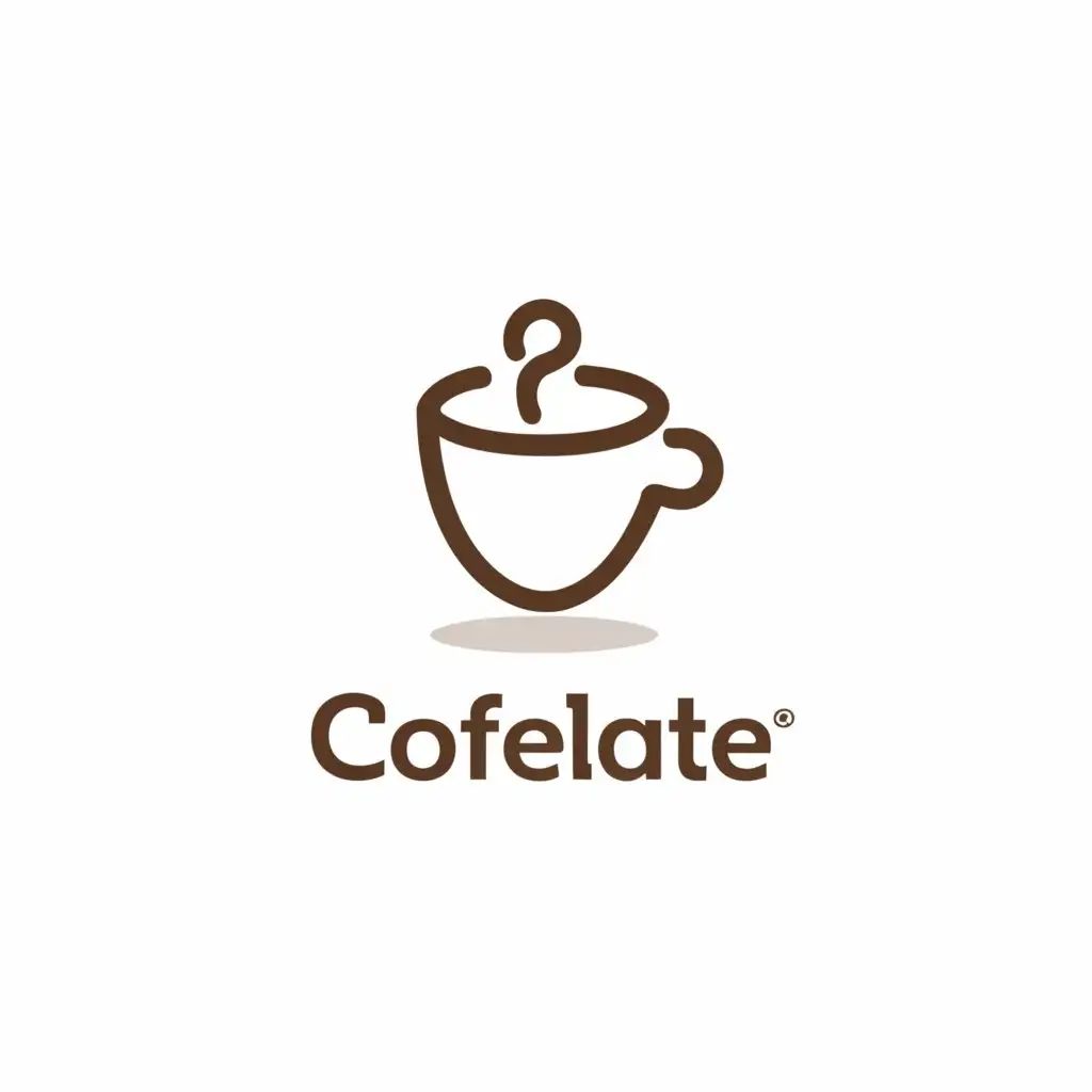 a logo design,with the text "Cofflate", main symbol:light coffee for you,Minimalistic,be used in Restaurant industry,clear background