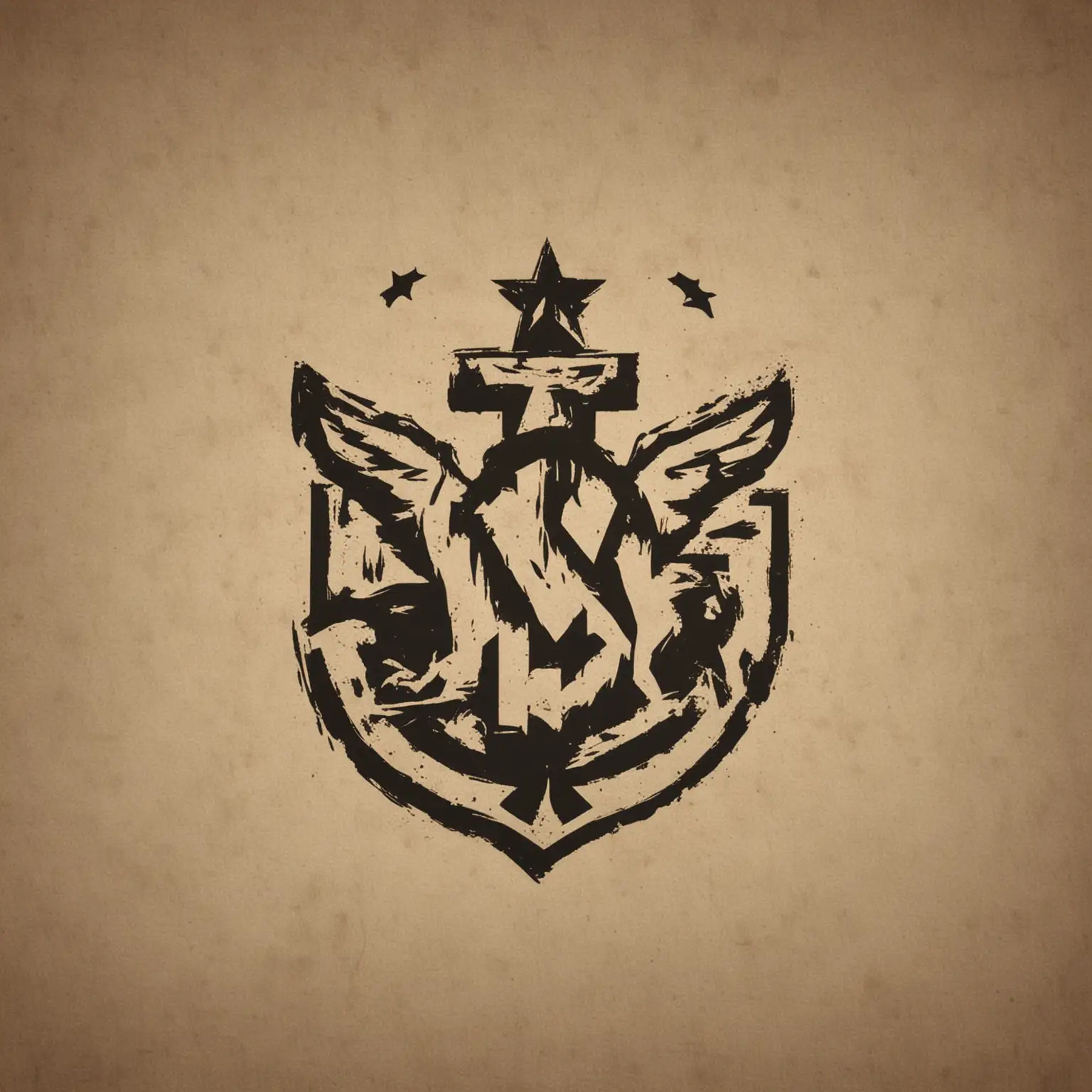 simple logo for a ww2 videogame about civilians 
