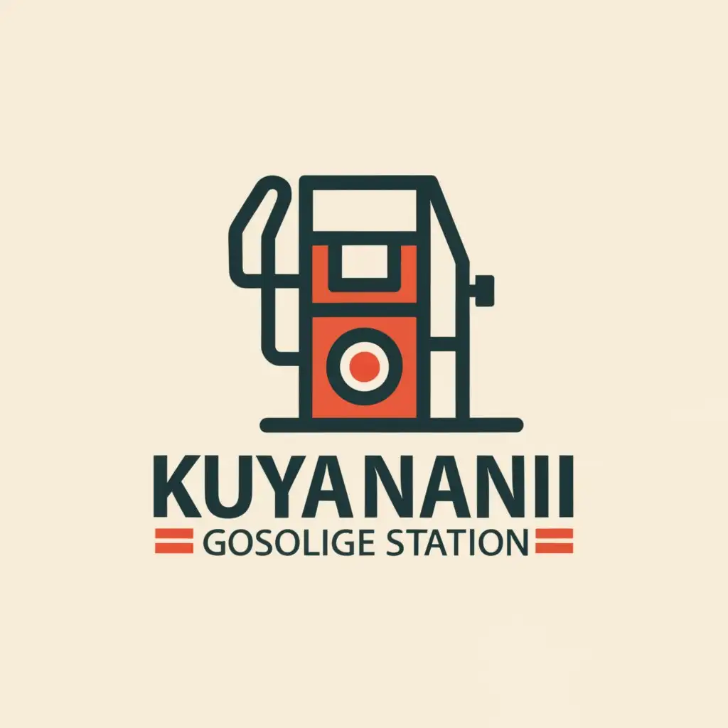 a logo design,with the text "Kuya Nards Mini Gasoline Station ", main symbol:Gasoline,Minimalistic,be used in Retail industry,clear background