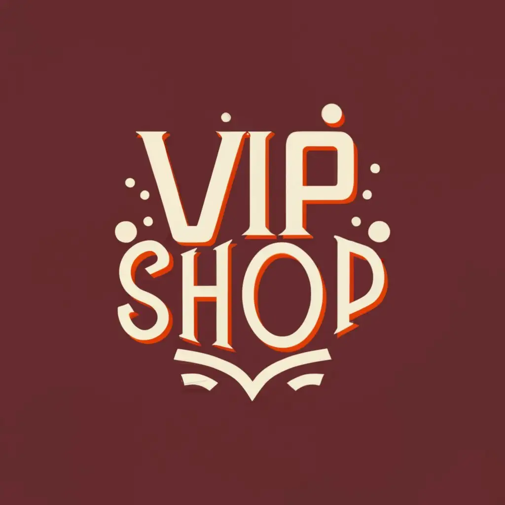 a logo design,with the text "vip.shop", main symbol:swimsuit,Moderate,be used in Retail industry,clear background
