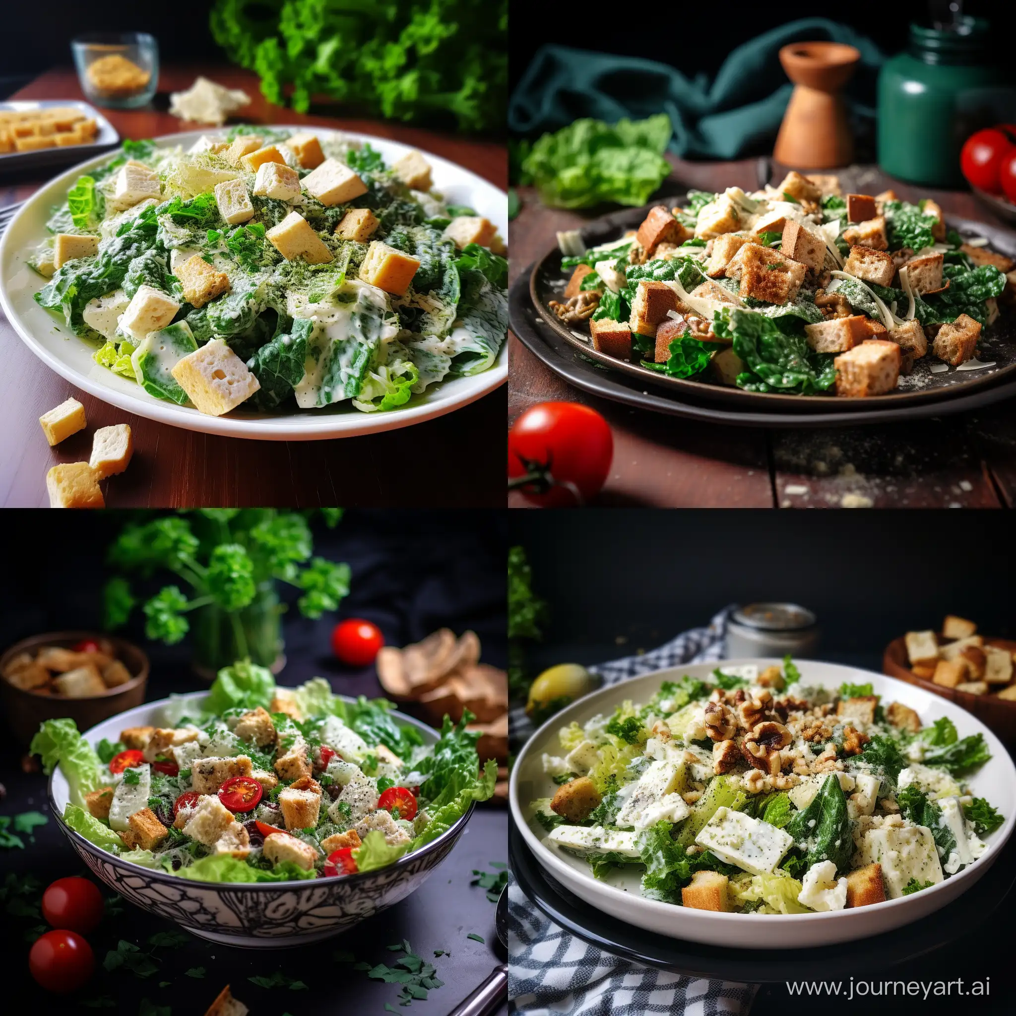 Delicious-Vegan-Caesar-Salad-with-Tofu