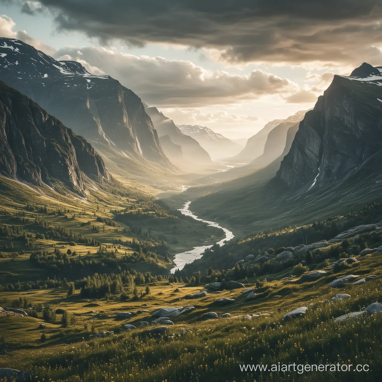 Scenic-Summer-Mountains-Embracing-the-Viking-Spirit