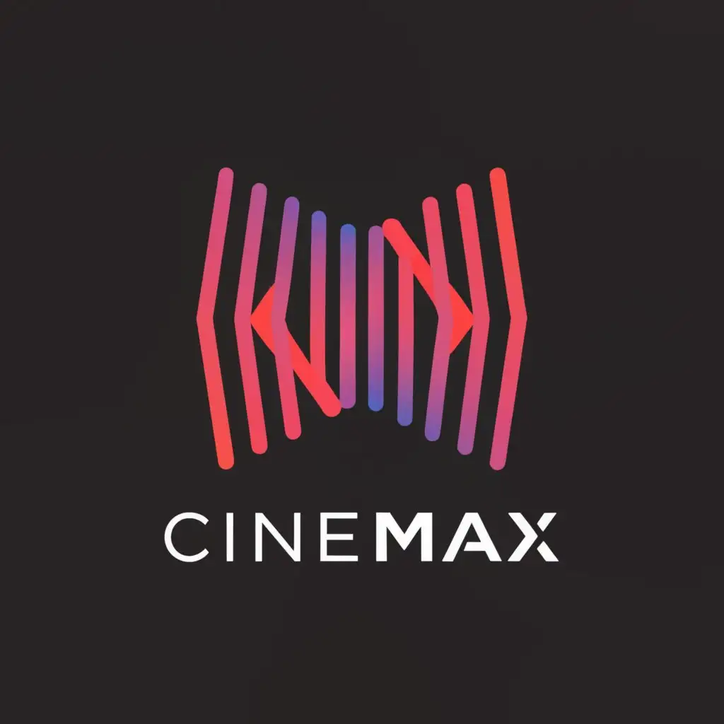 a logo design,with the text "CINEMAX", main symbol:series,complex,be used in Entertainment industry,clear background