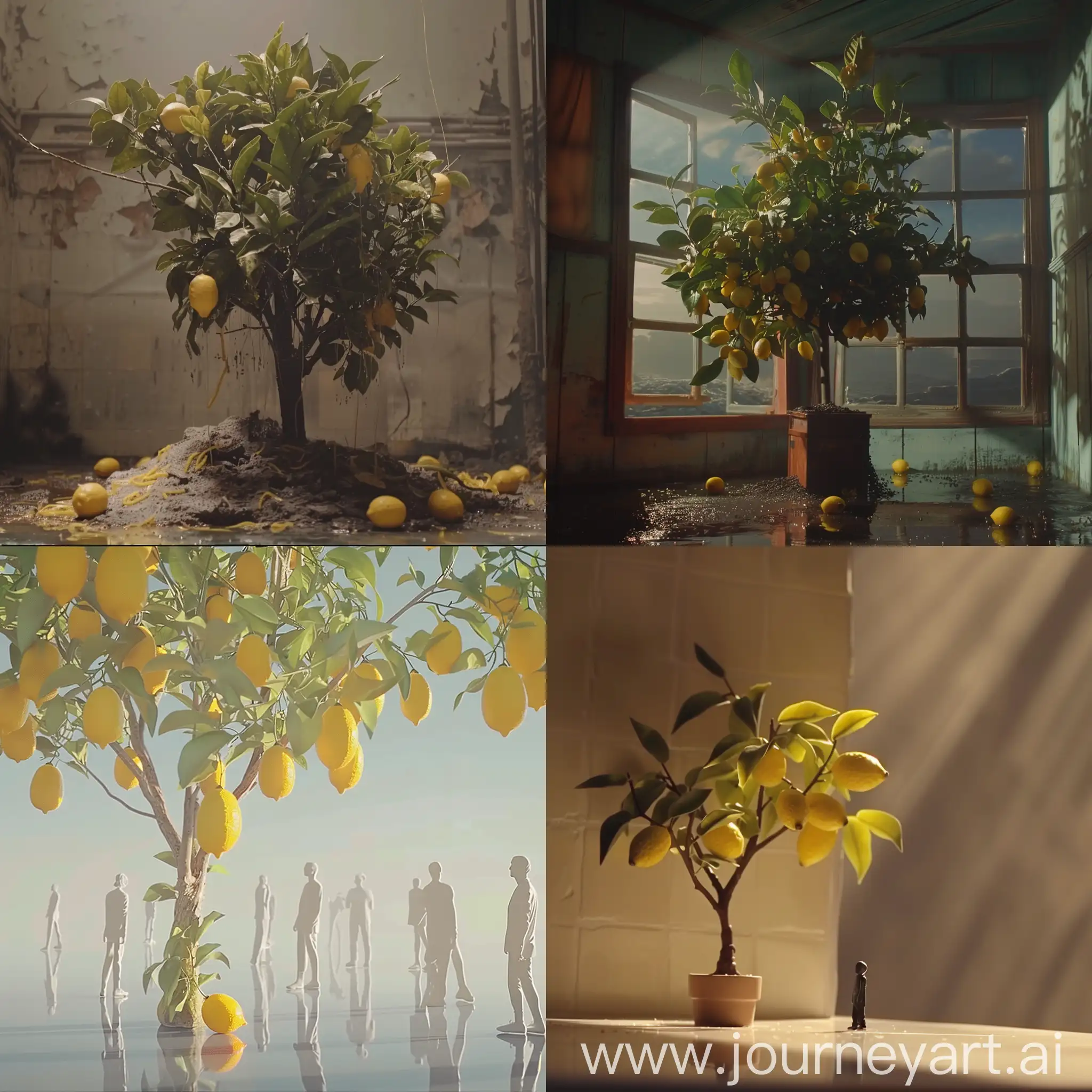 The video appears to show lyrics from a song that talk about boredom, loneliness, and the feeling of being stuck in a routine with no significant changes. The lyrics mention the feeling of waiting for someone without anything special happening, the desire for change and reflection on what you see around you, such as a yellow lemon tree symbolic of the monotony of everyday life. The word "isolation" is repeated several times