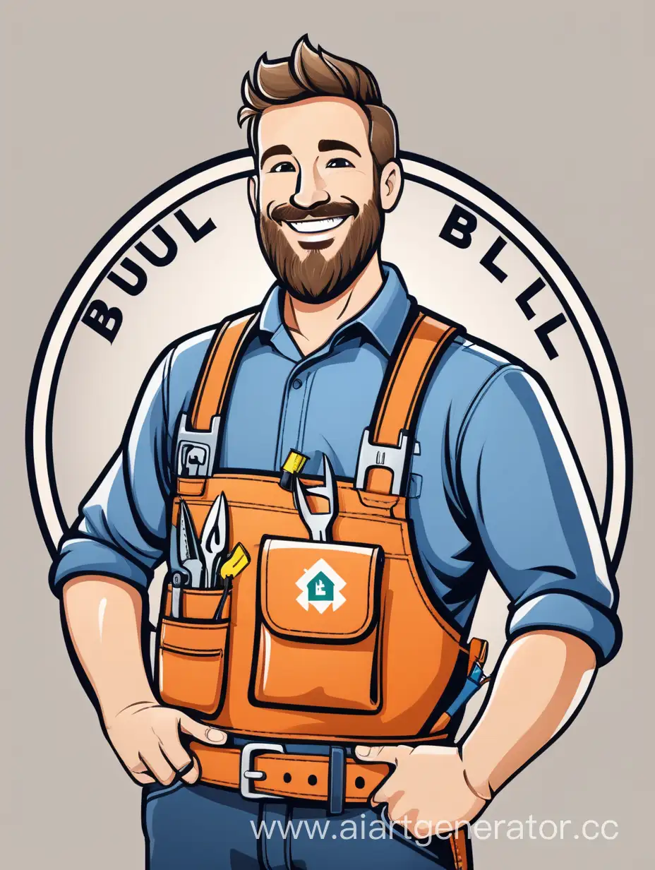 Cheerful-Electrician-with-Tool-Belt-and-Personalized-Logo