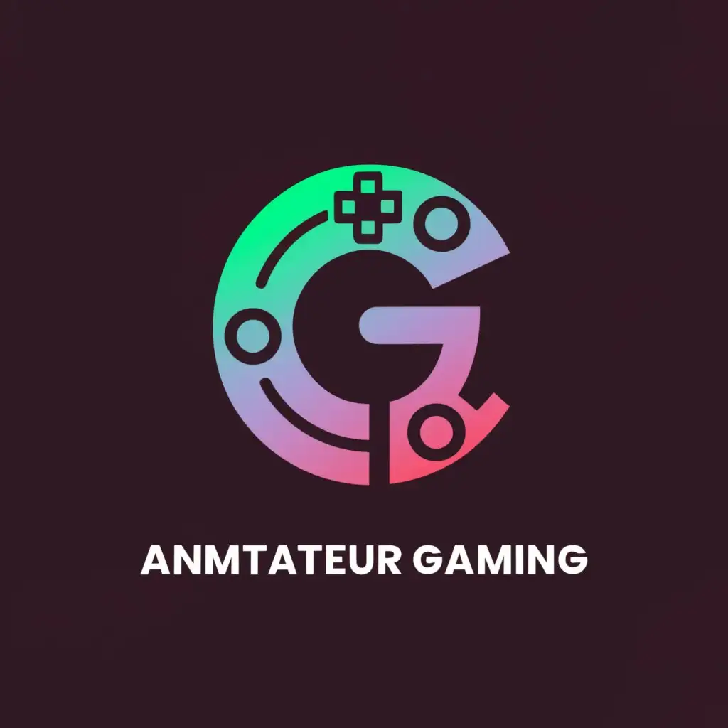 LOGO-Design-For-Amateur-Gaming-Modern-G-Symbol-with-Clear-Background