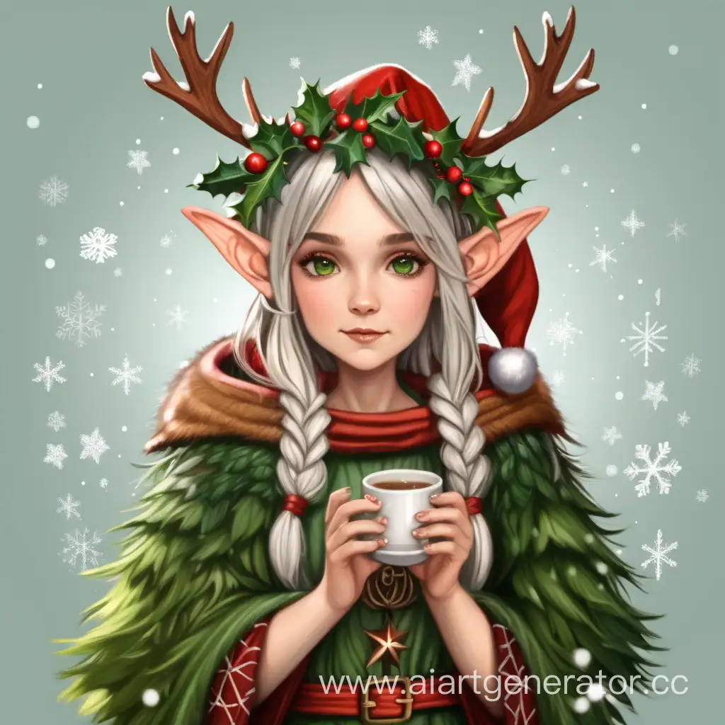 Enchanting-Pixie-Druid-Celebrating-Christmas-Magic