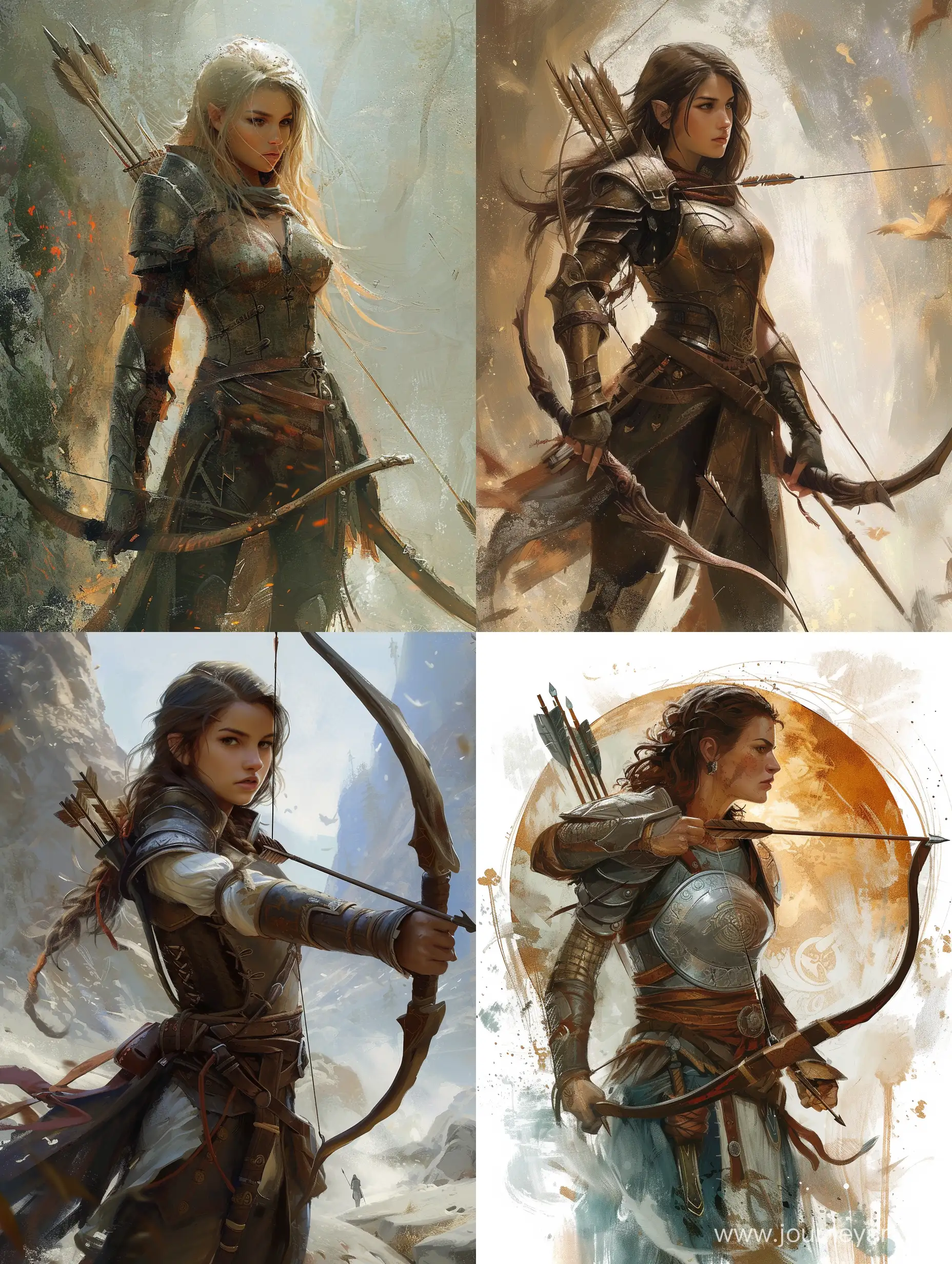 Adventurous-Girl-Paladin-Aiming-Bow-with-Confidence