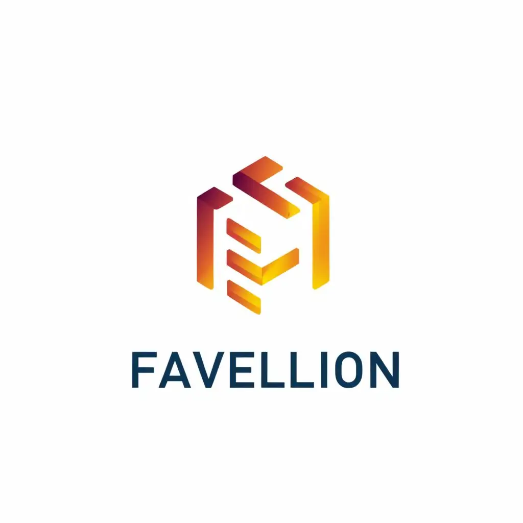 a logo design,with the text "Favellion", main symbol:Box,Moderate,be used in Retail industry,clear background