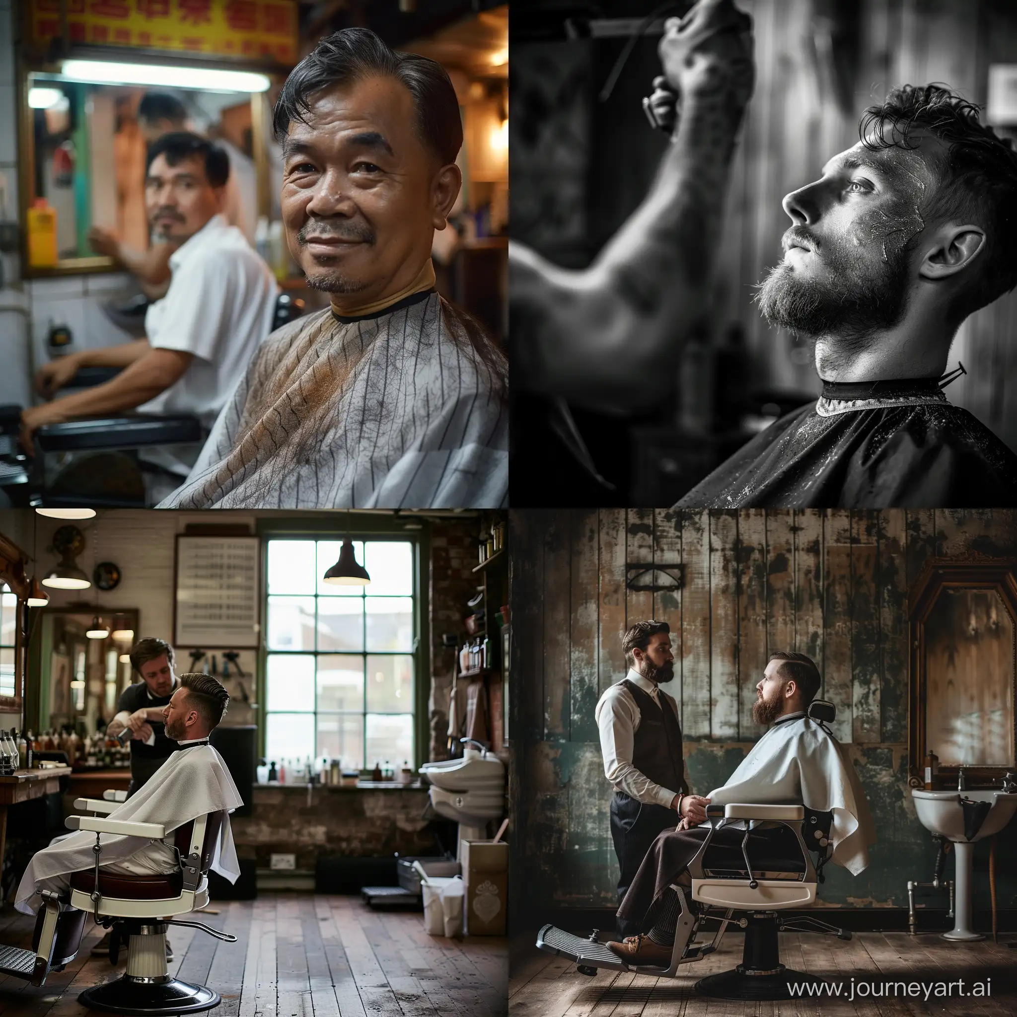 Professional-Barber-Styling-Mans-Hair-in-a-Traditional-Barber-Shop