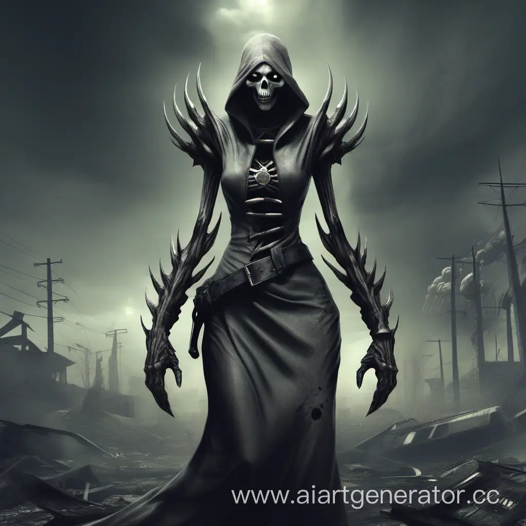 Alone-Anthropomorphic-Woman-of-Death-in-Fallout-Setting