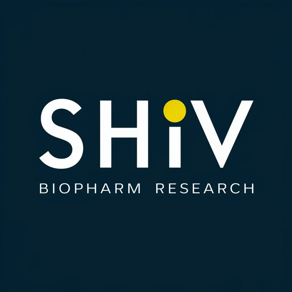 logo, Shiv, with the text "Shiv Biopharm Research", typography