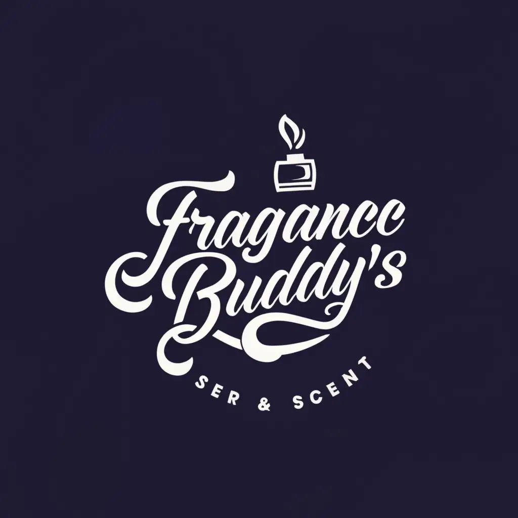 LOGO-Design-for-FragranceBuddys-Elegant-Text-with-Timeless-Symbol-on-Clean-Background