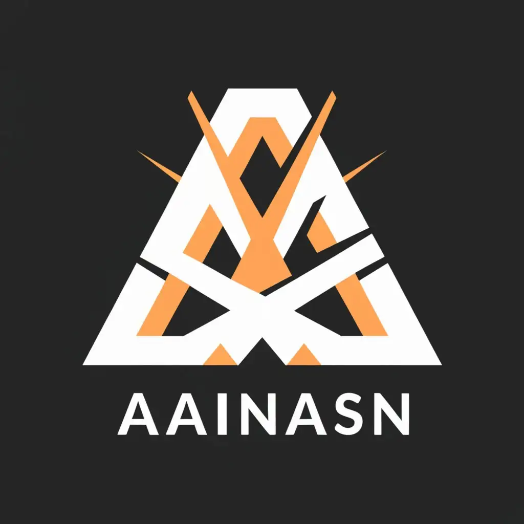 a logo design,with the text "AANASN", main symbol:A,Moderate,be used in Entertainment industry,clear background