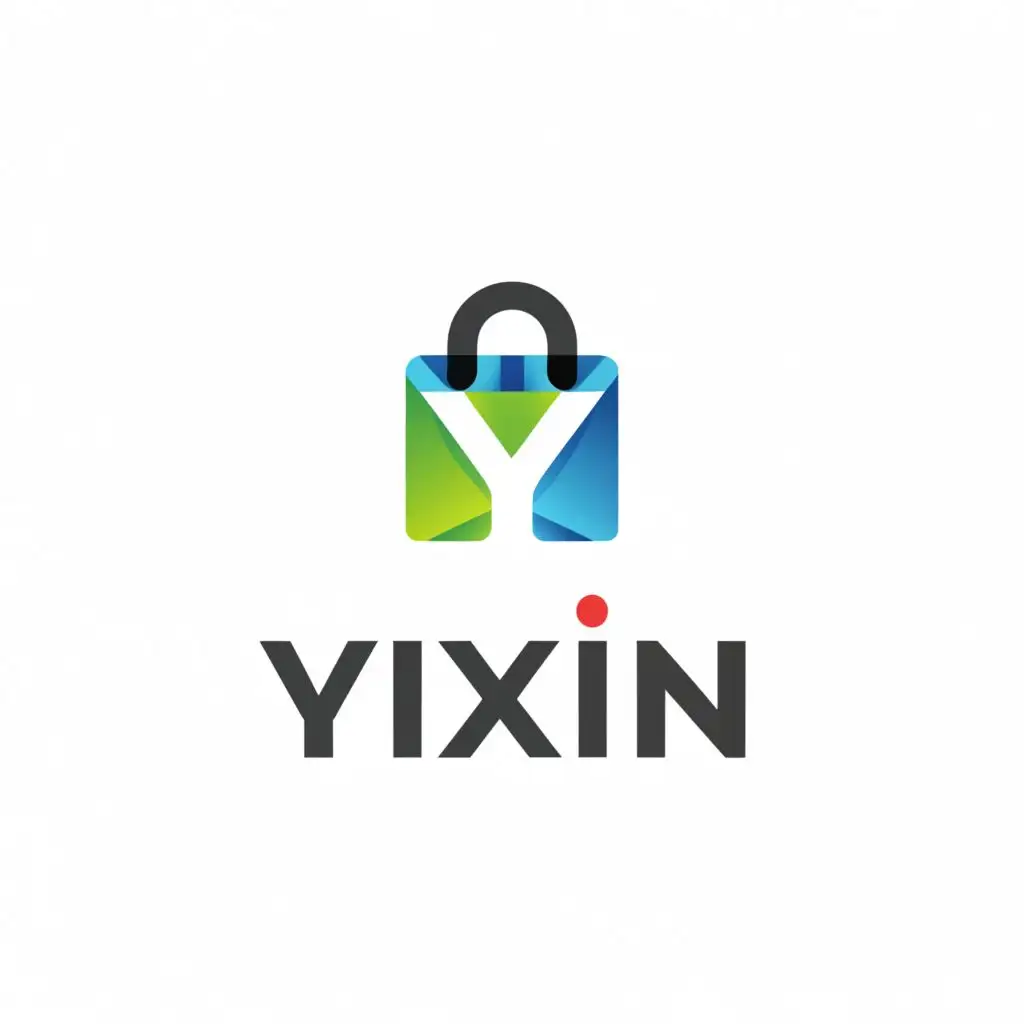 LOGO-Design-for-Yixin-Minimalistic-Sales-Symbol-for-Retail-Industry-with-Clear-Background