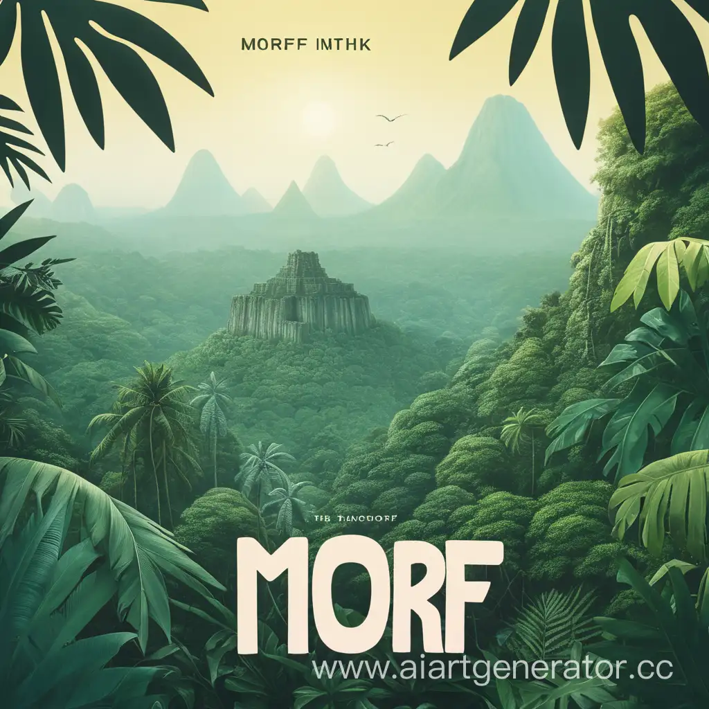 Имя Morf на фоне джунглей