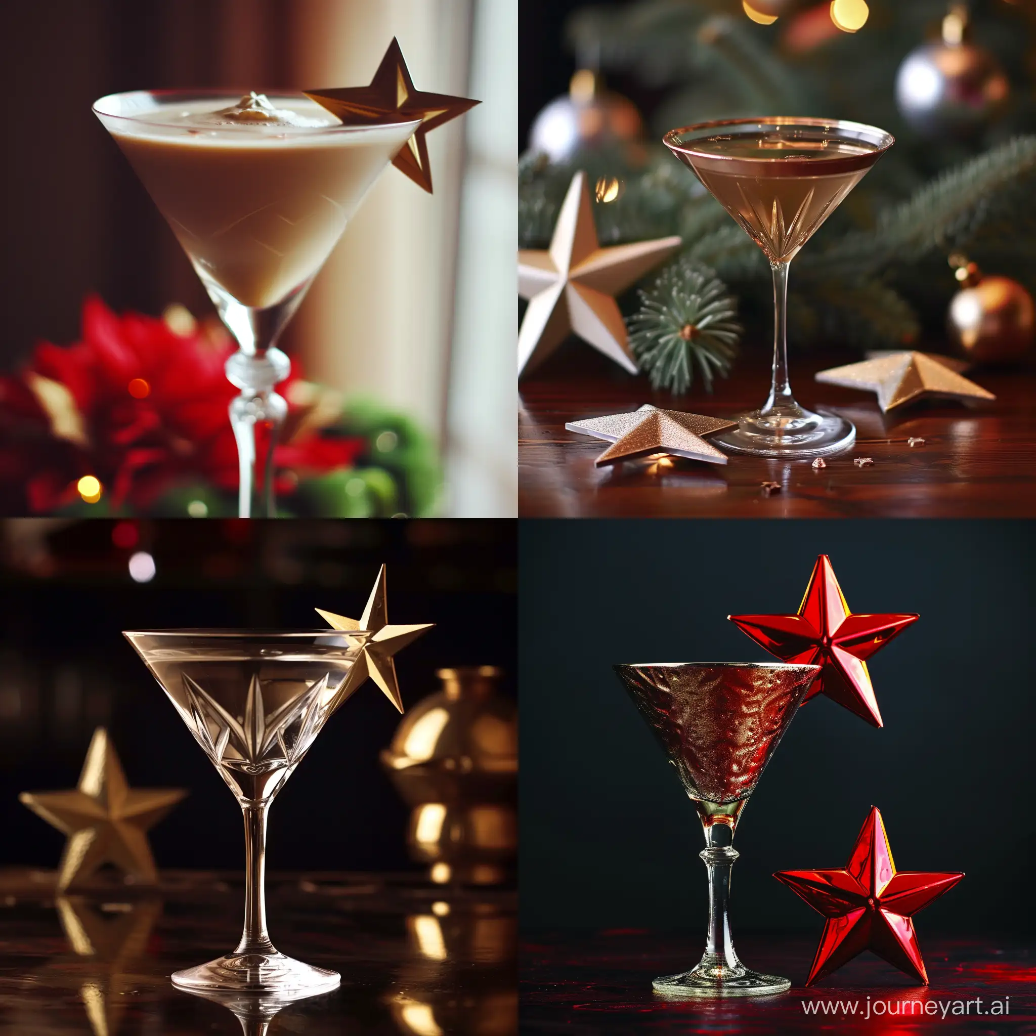 Elegant-Russian-Intelligentsia-Enjoying-Martini-Under-the-Starry-Sky