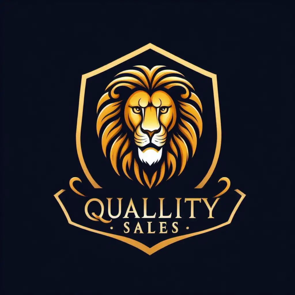 Professional Lion Logo Design for YB Quality Sales Corp