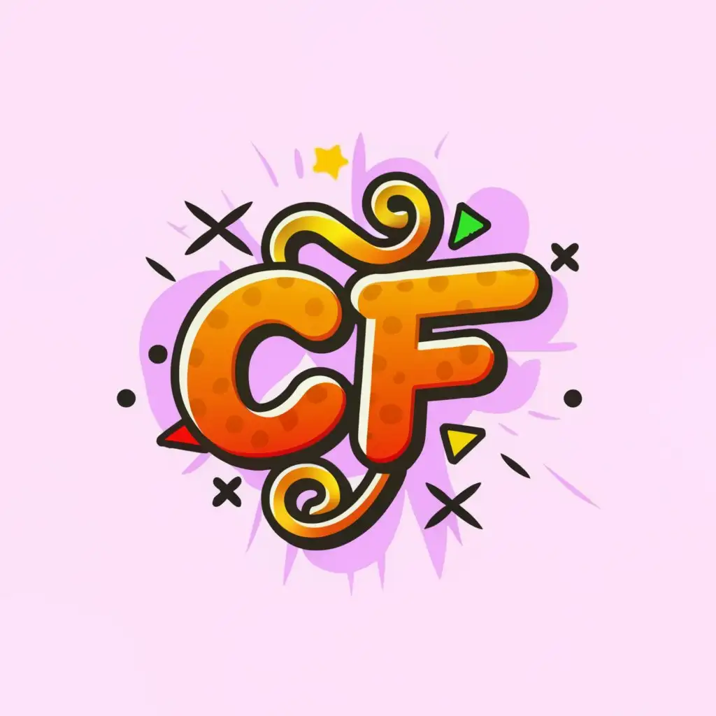 a logo design,with the text "Cartoon Fiesta", main symbol:CF,Moderate,be used in Entertainment industry,clear background