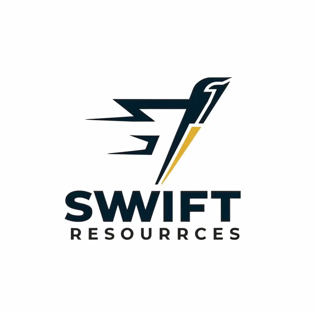 a logo design,with the text "Swift Resources", main symbol:Need a logo for company: Swift Resources. Company provides disaster relief solutions.,Moderate,be used in Finance industry,clear background