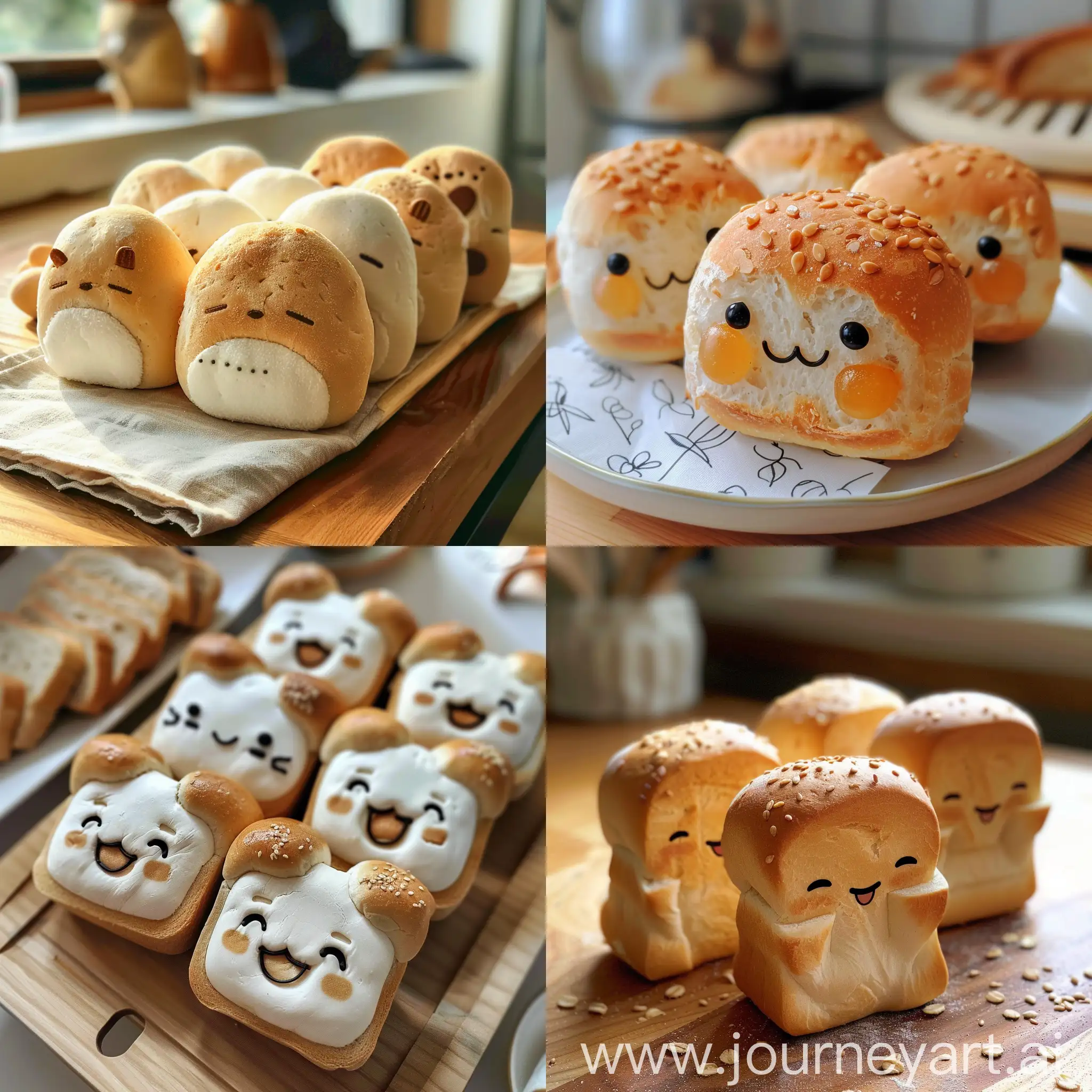 Adorable-Bread-Creations-A-Delightful-Collection-of-Cute-Bread-Art