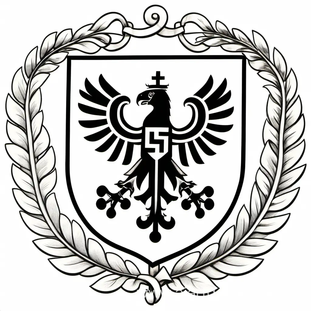Symbolic-Heritage-Drawing-a-Traditional-Swastika-Coat-of-Arms