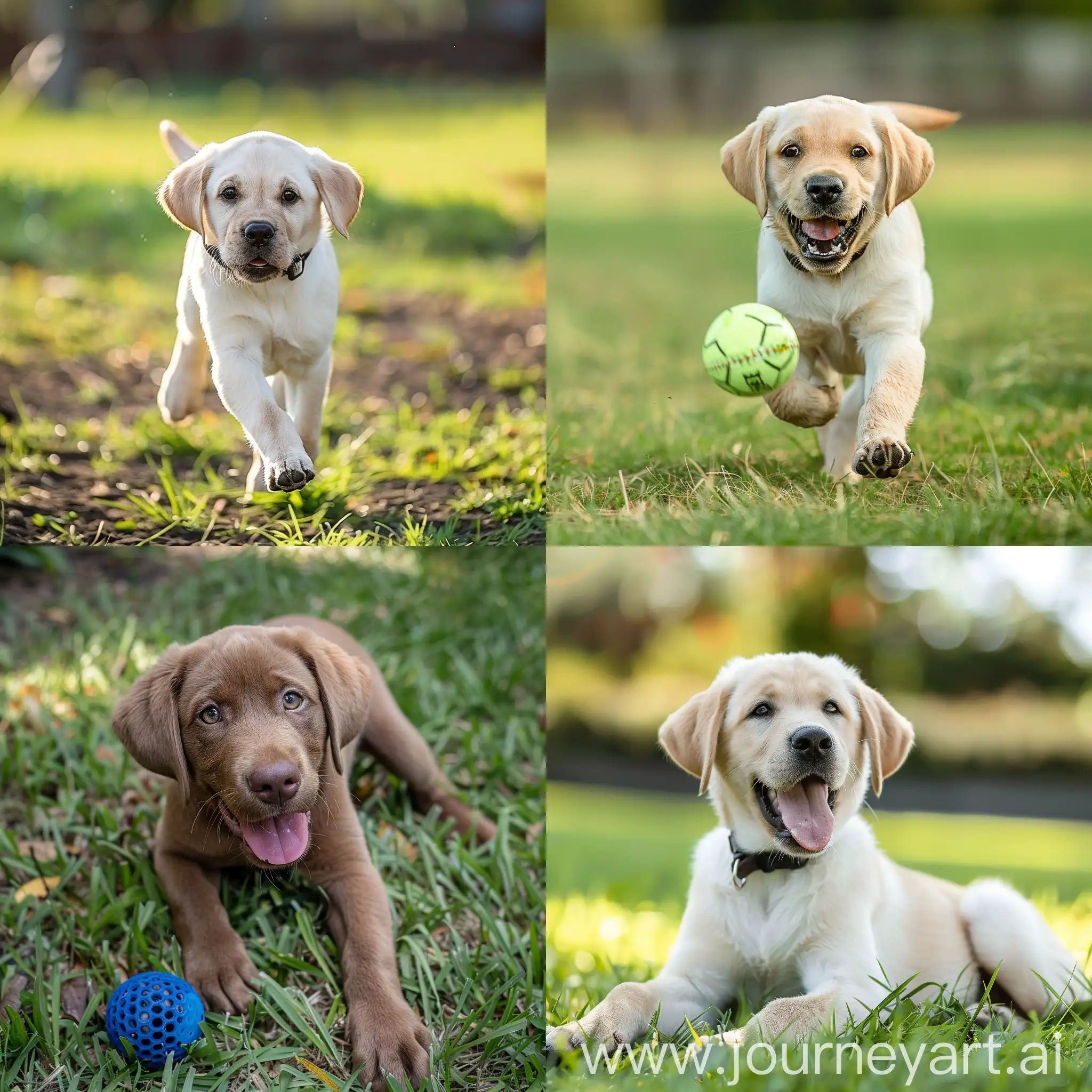 Playful-7MonthOld-Labrador-Puppy-in-Action