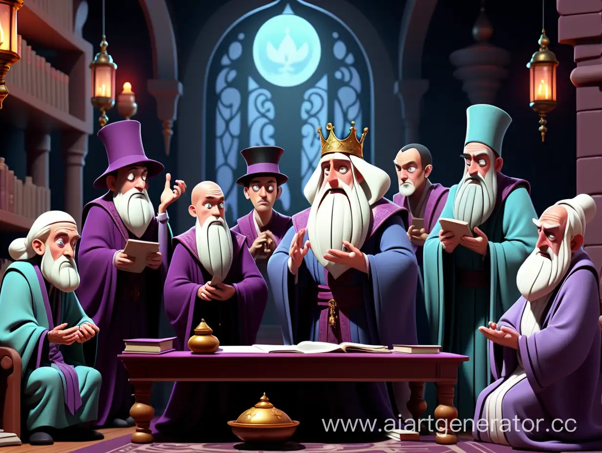 Enchanting-Efforts-Magicians-and-Scholars-Seek-Cure-for-Ailing-Prince-in-8K-Cartoon-Style