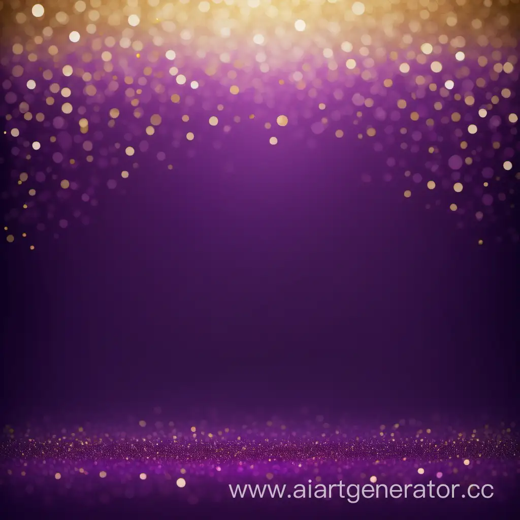 сплошной фиолетовый градиент с редкими золотыми блестками рассыпанные по всему фону для заднего фона фотографии