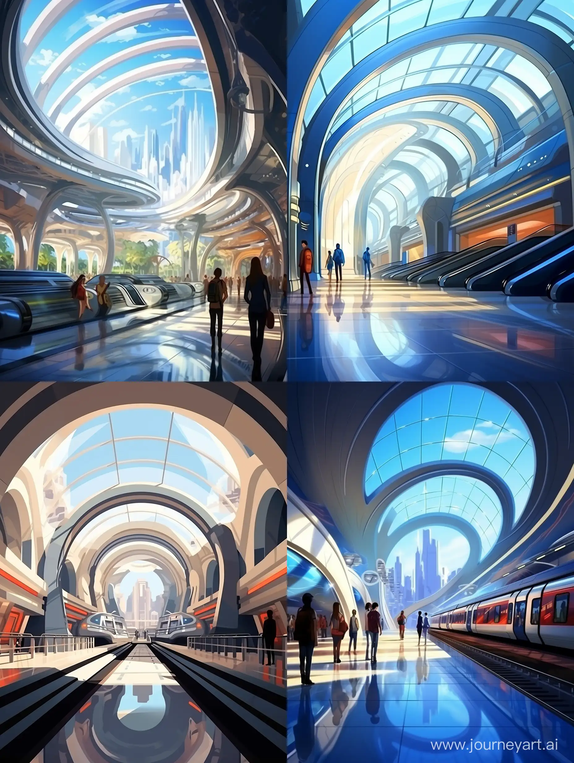 Futuristic-Metro-Station-with-Slender-Columns-and-Commuters-Waiting