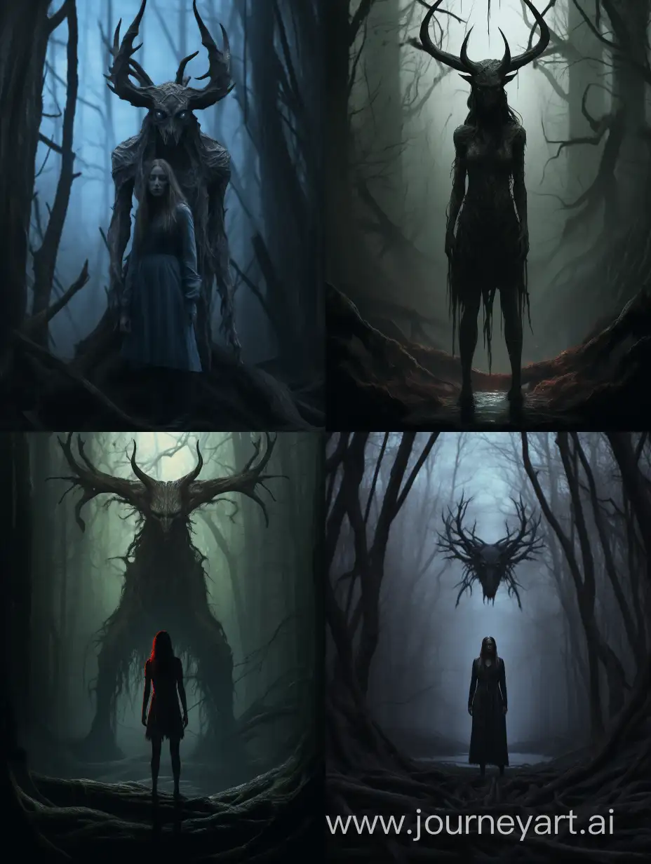 Mystical-Embrace-Enchanting-Night-Forest-Encounter-with-Baphomet