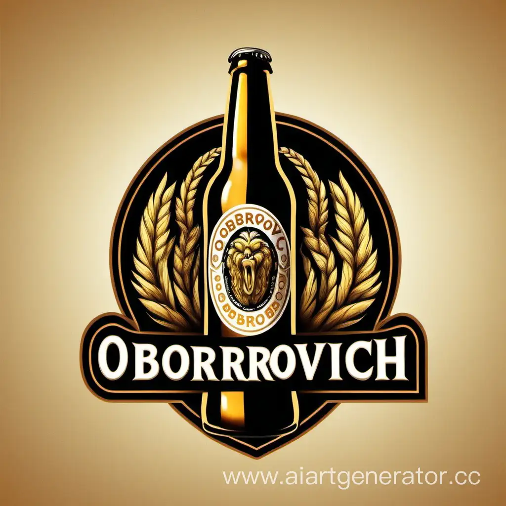 OBOROVVICH-Beer-Logo-Design