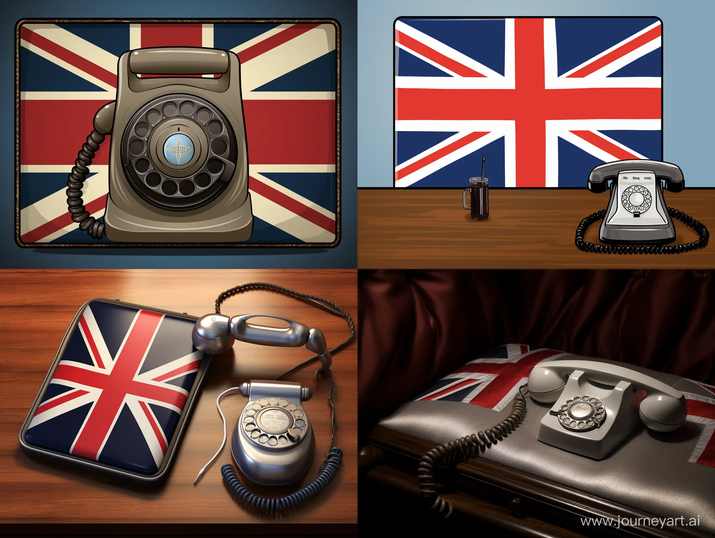 Dankirk-National-Flag-with-Button-Phone-and-Friendship