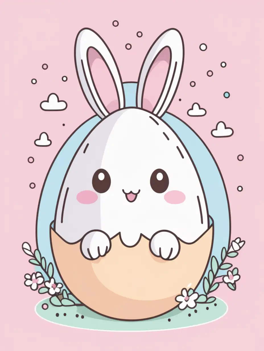 kawaii easter egg 