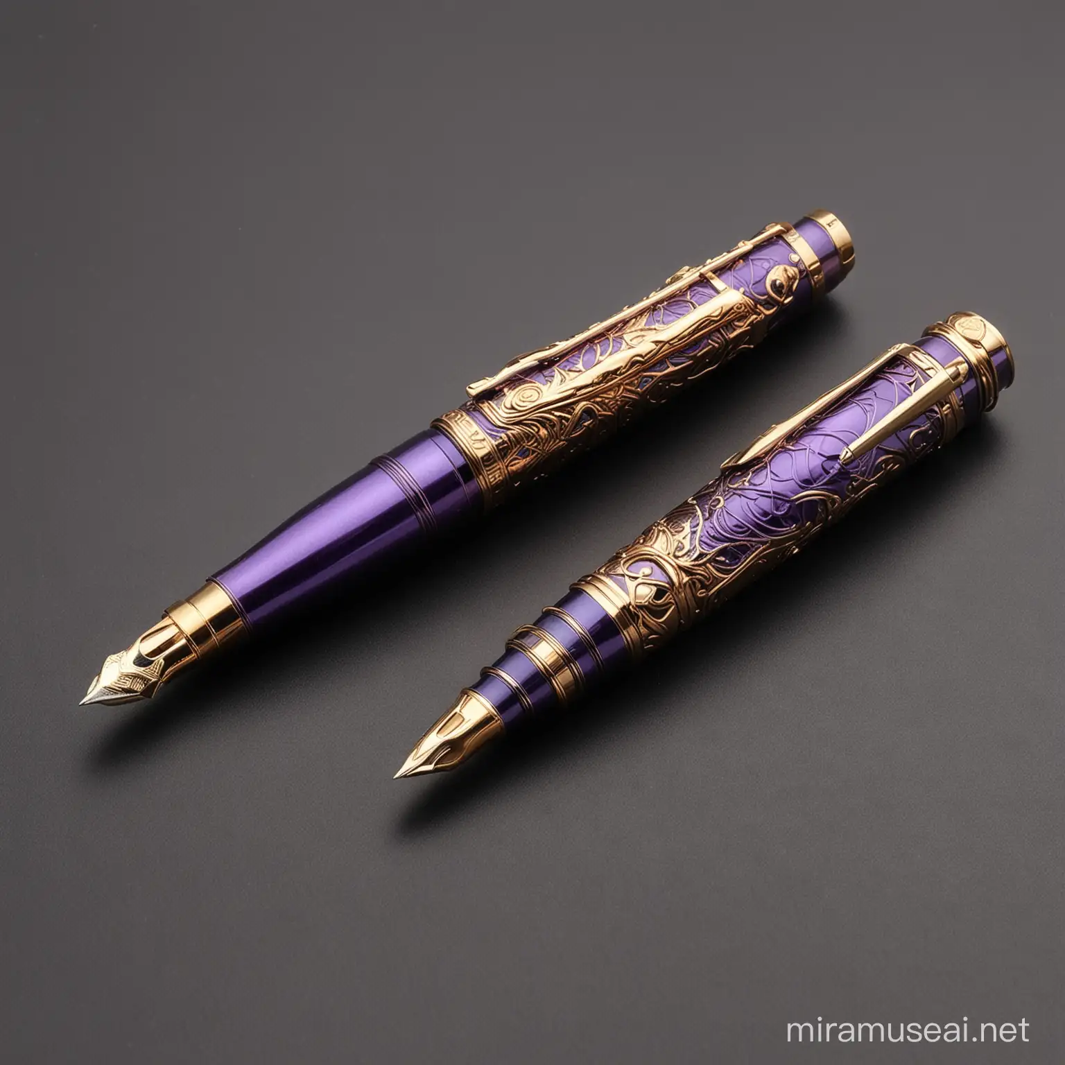 Elegant Fountain Pen Inspired by Thanos Style