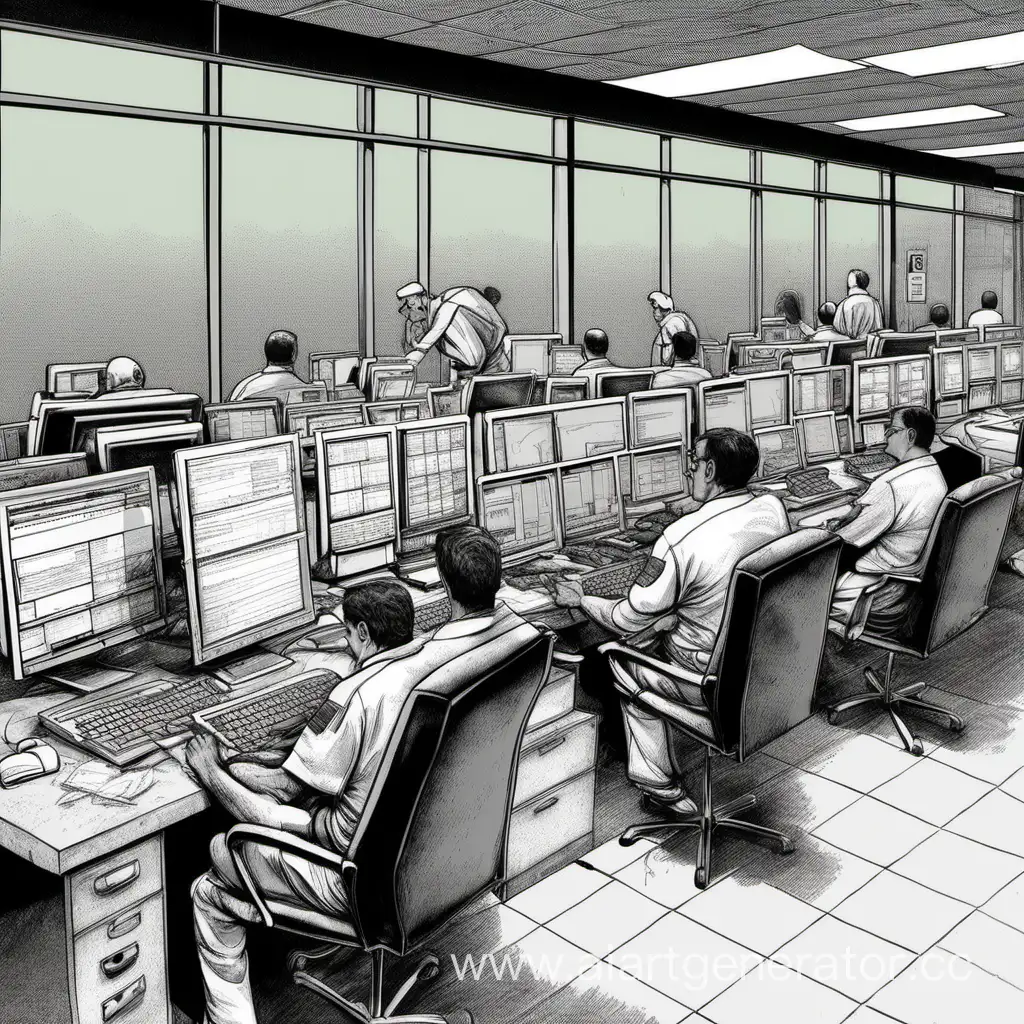 Humorous-Illustration-of-Outdated-Dispatch-Software