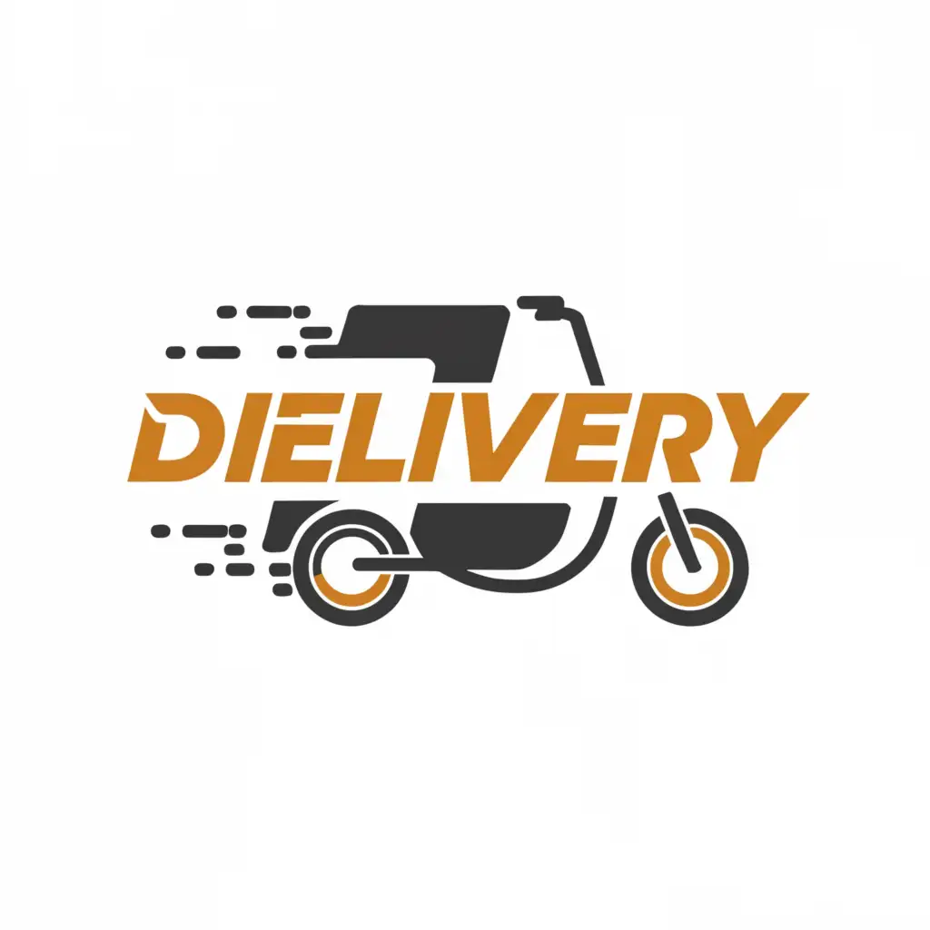 LOGO-Design-For-DELIVERY-Minimalistic-Cycle-Symbol-for-Restaurants