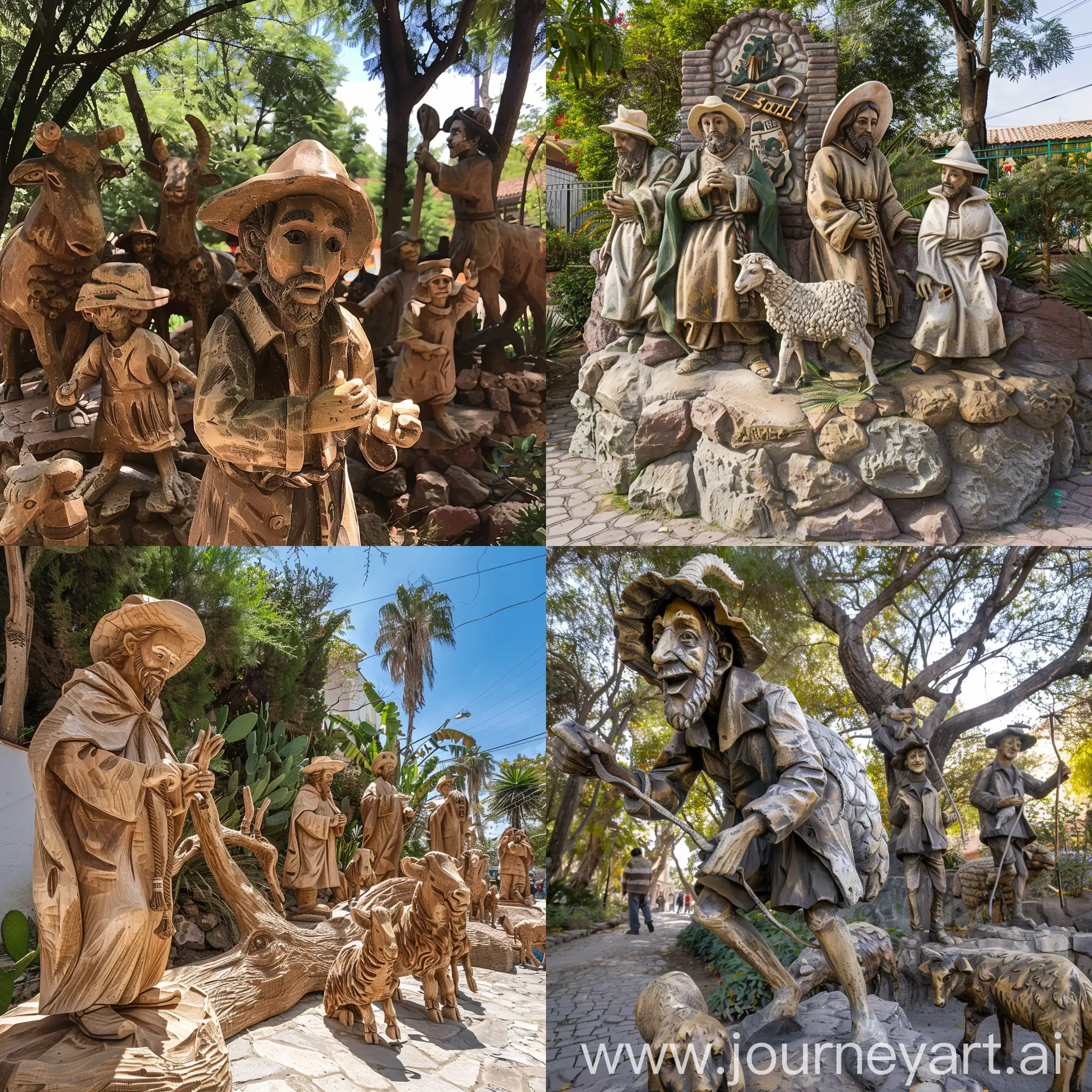 Urban-Sculpture-Shepherds-Play-with-San-Jose-in-Tateposco-Tlaquepaque