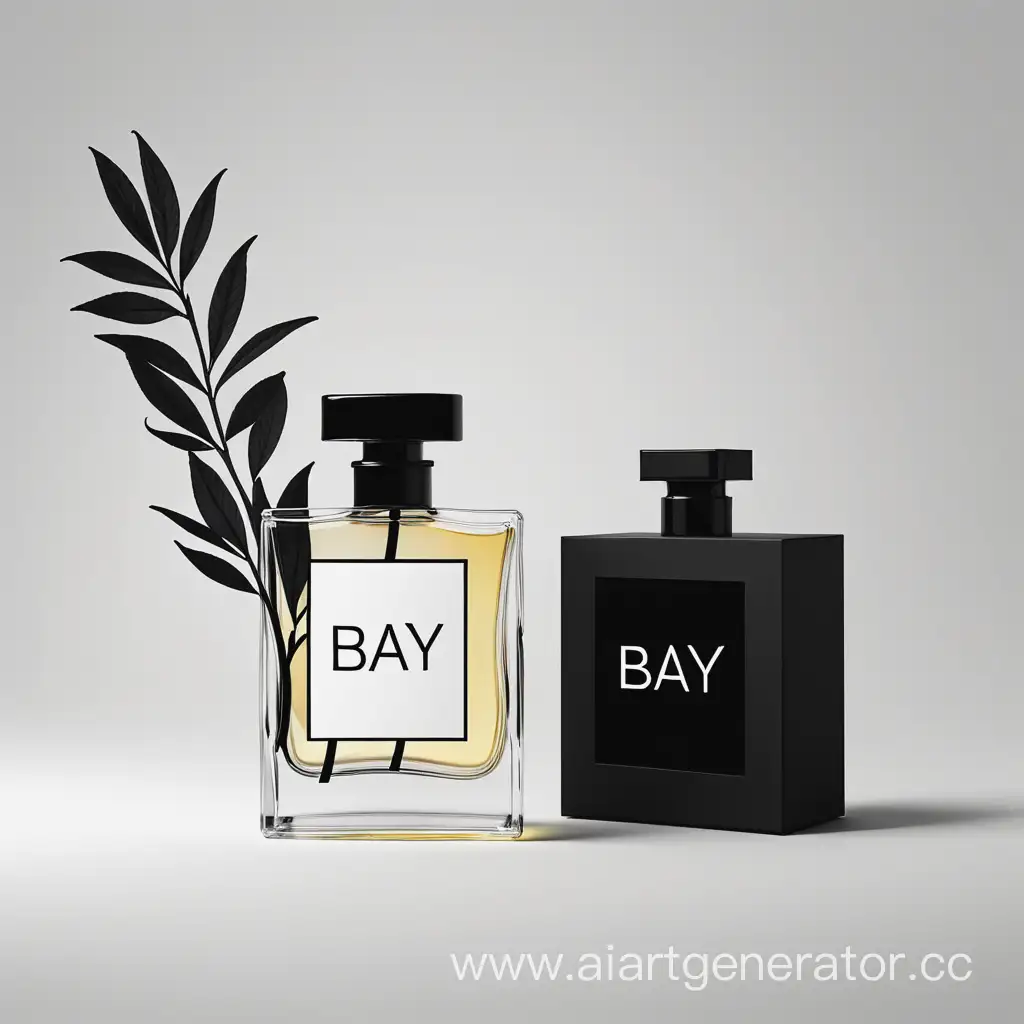 Minimalist-Black-and-White-Perfume-Label-featuring-the-Word-BAY