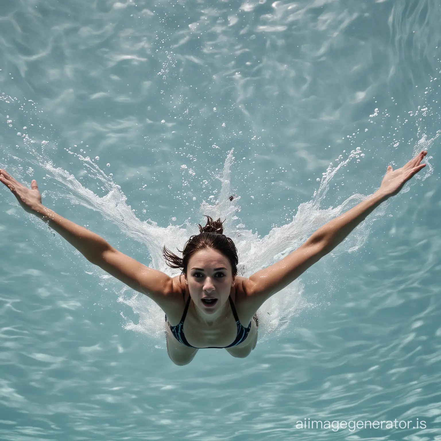 Underwater-View-of-Female-Swimmer-in-Action