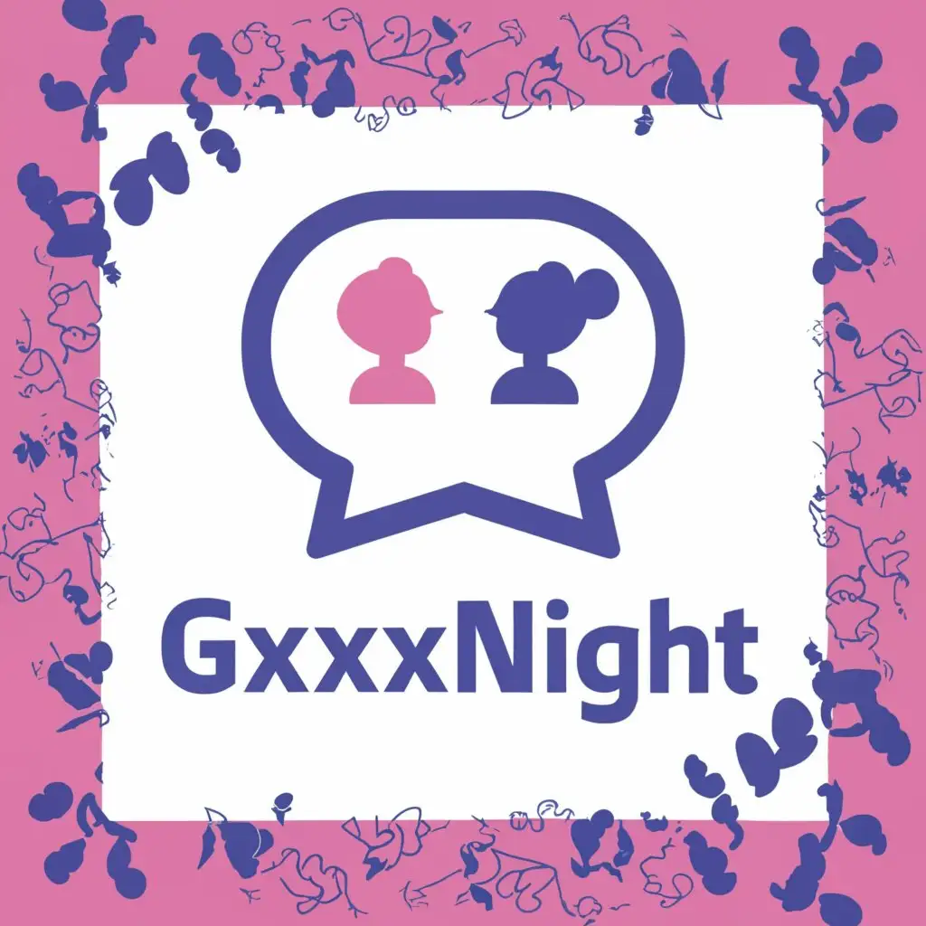 LOGO-Design-For-Gxxxnight-Online-Girls-Chat-with-Boys-Moderation-Theme