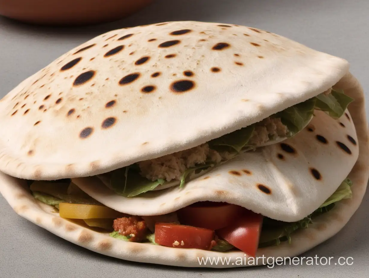 Delicious-Pita-Bread-with-Savory-Fillings-Culinary-Delight